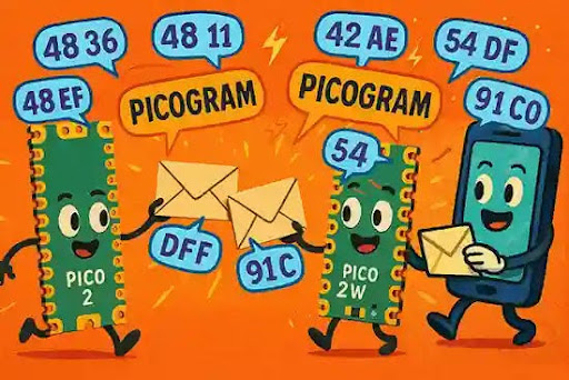 Picogram Data Packet exchange
